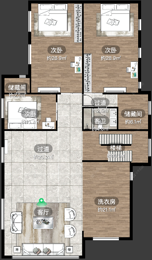 上海绿洲千岛花园在售二手房源户型图_小牛看房