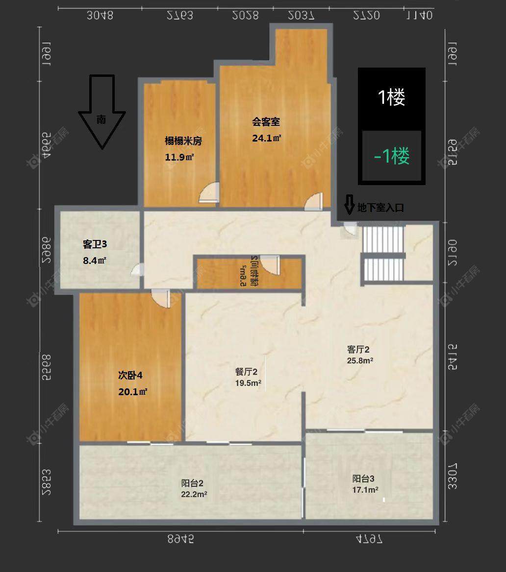 上海铂珏公馆在售二手房源户型图_小牛看房