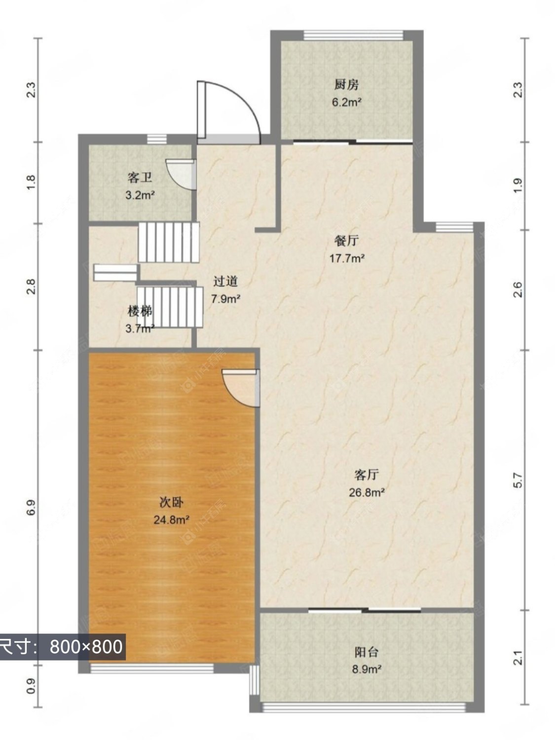 上海美兰湖岭域在售二手房源户型图_小牛看房