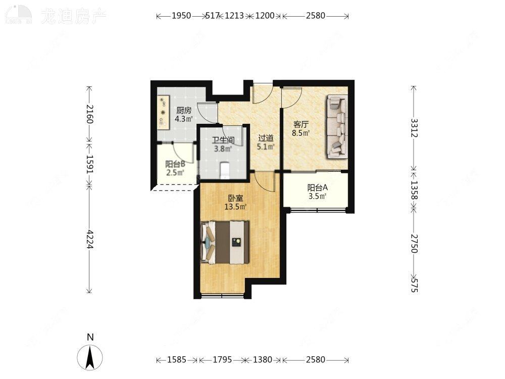 上海川虹新苑在售二手房源户型图_小牛看房