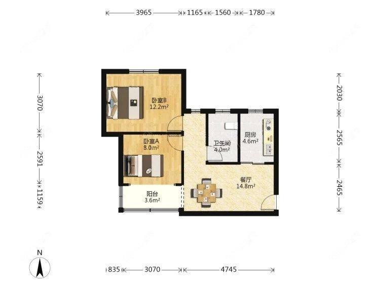 上海昌四小区在租房源户型图_小牛看房