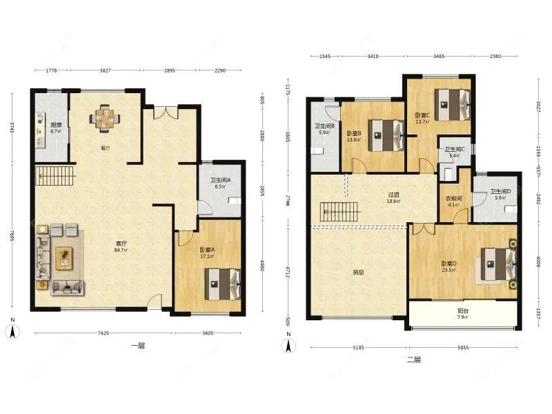 上海建发璟墅在售二手房源户型图_小牛看房