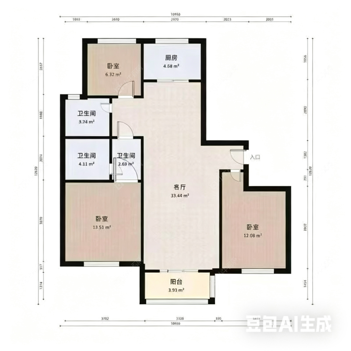 上海美罗家园美房苑在售二手房源户型图_小牛看房