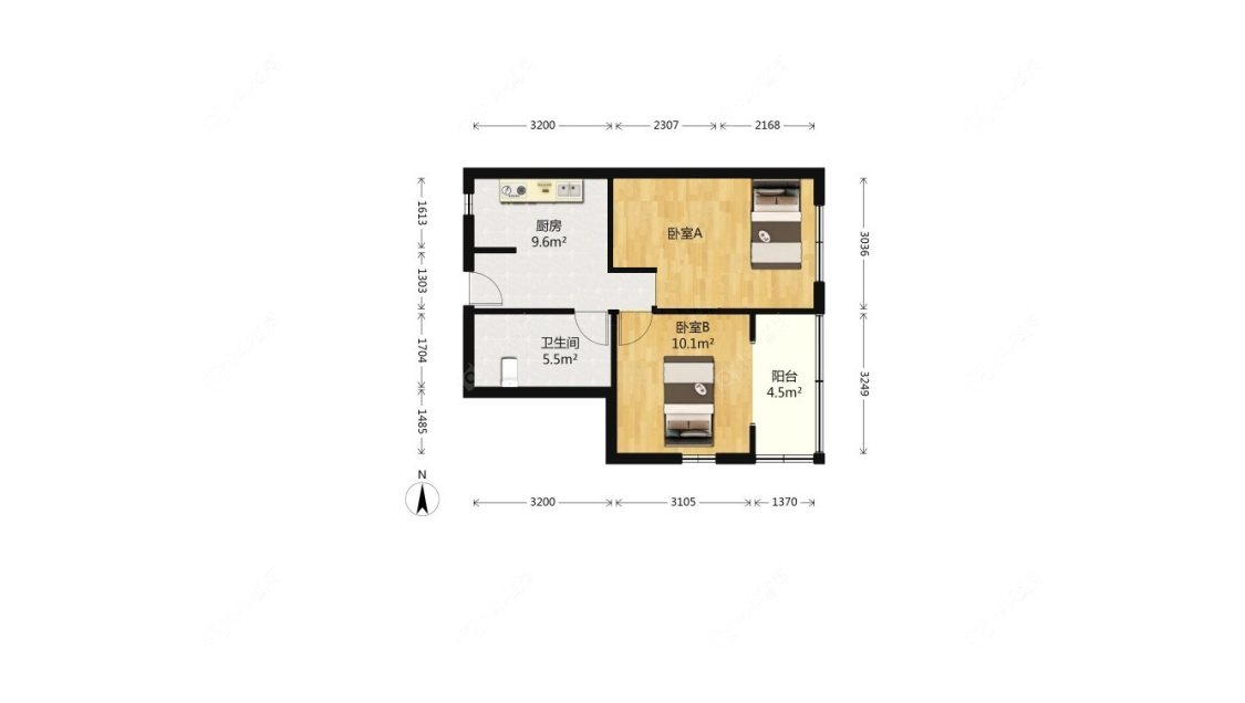 上海红莲小区在租房源户型图_小牛看房