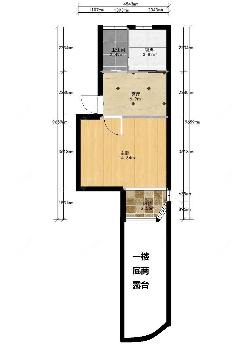上海齐二小区在租房源户型图_小牛看房
