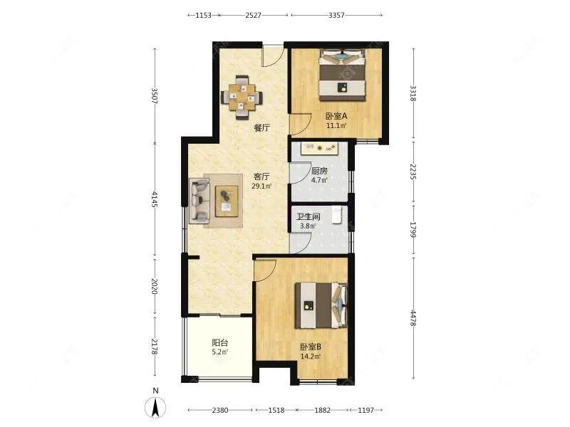上海保利叶语一期在售二手房源户型图_小牛看房
