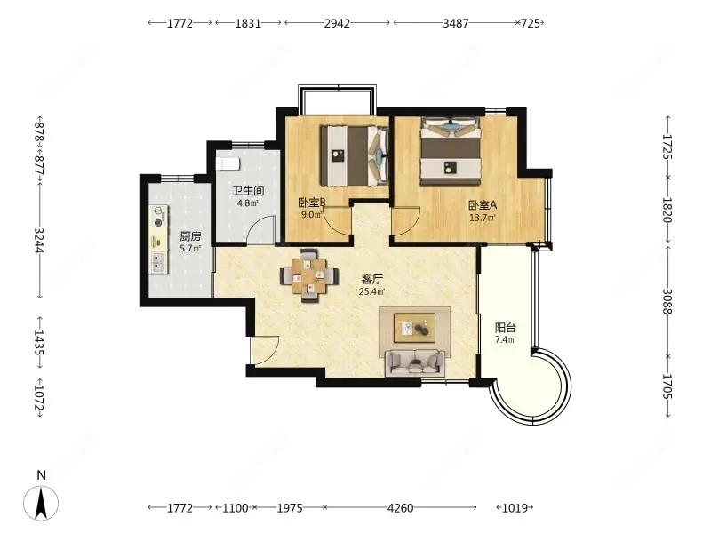 上海菊泉新城爱建顾园西区在售二手房源小区图_小牛看房