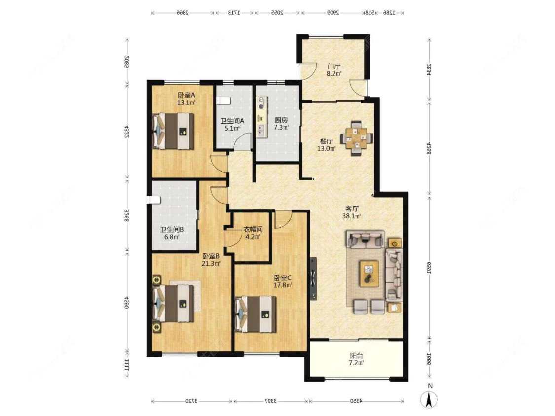 上海铂珏公馆在售二手房源户型图_小牛看房