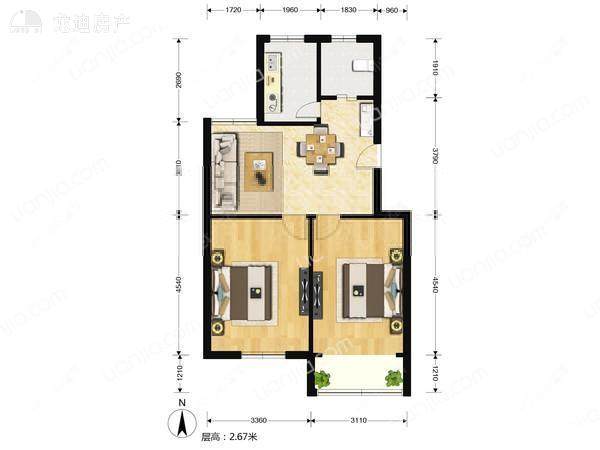 上海妙境三村在售二手房源户型图_小牛看房