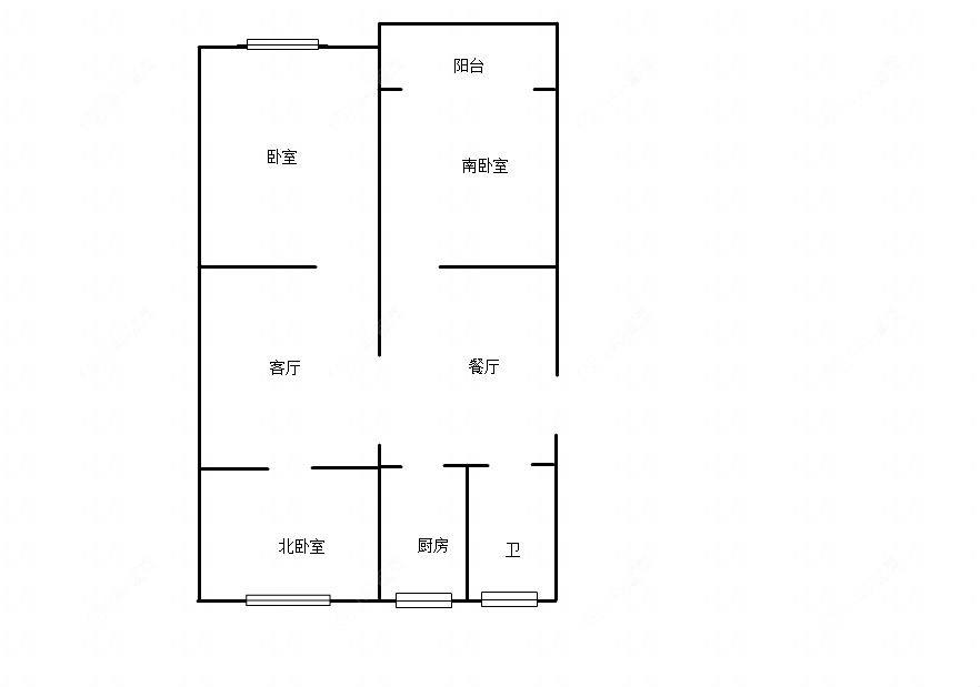 上海齐河三小区在租房源户型图_小牛看房