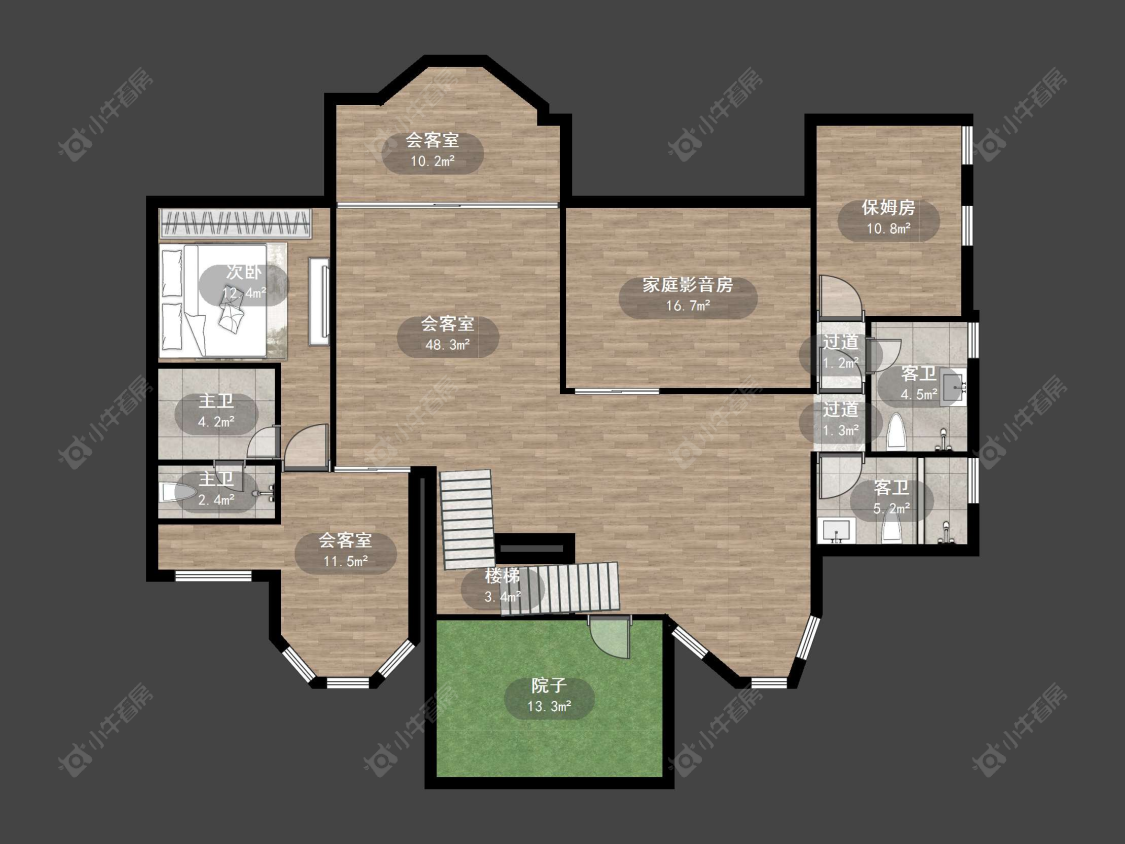 上海绿洲千岛花园在售二手房源户型图_小牛看房