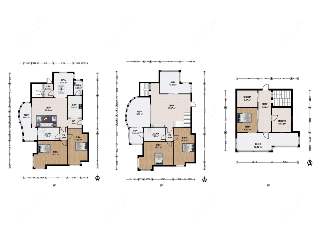 上海滨江雅苑在售二手房源户型图_小牛看房