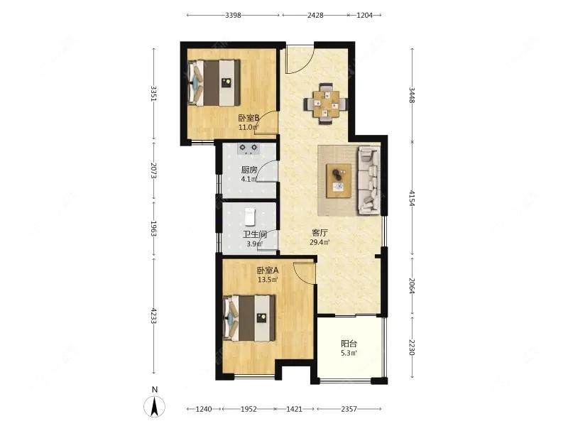 上海保利叶语二期在售二手房源户型图_小牛看房