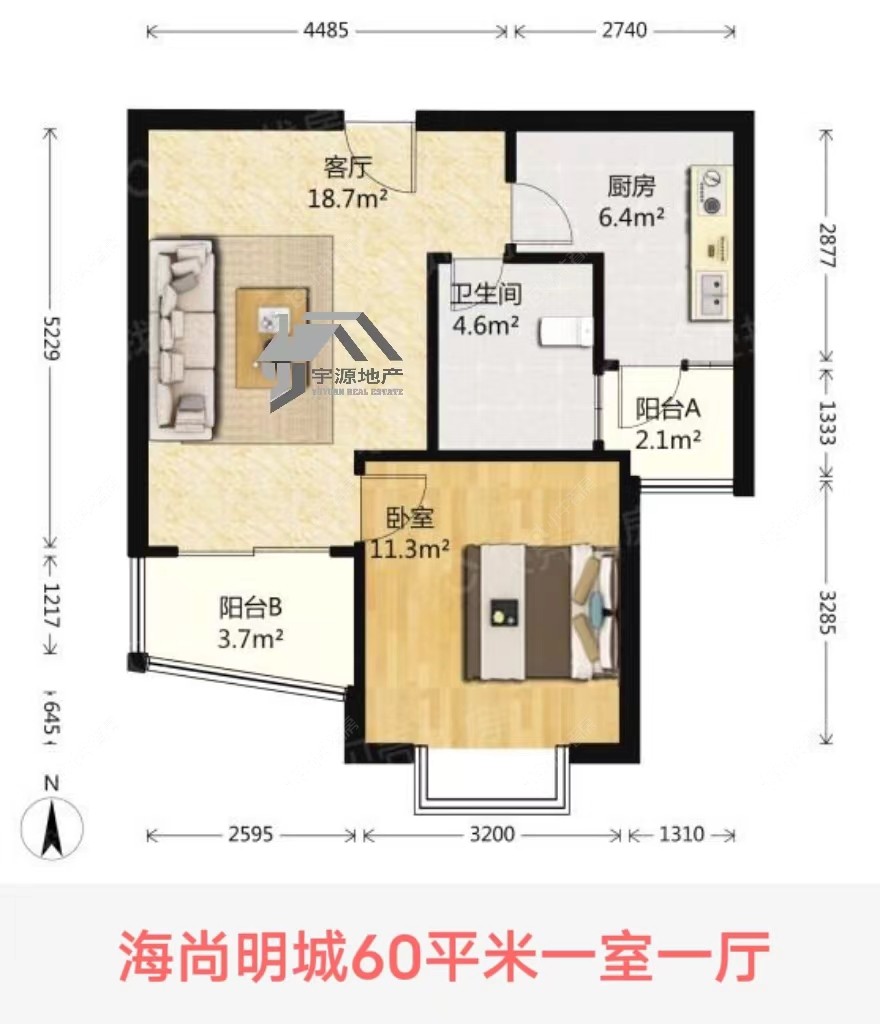 上海海尚明城在租房源户型图_小牛看房