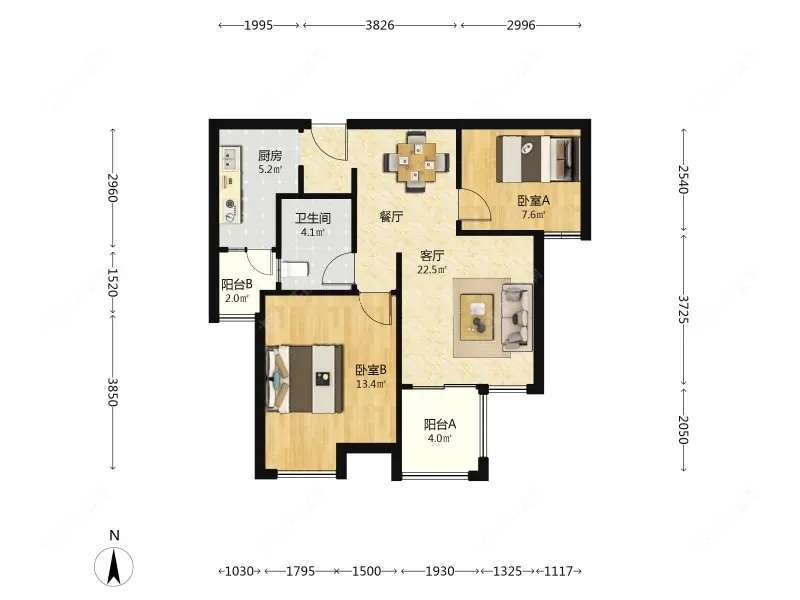 上海馨佳园十一街坊在售二手房源户型图_小牛看房