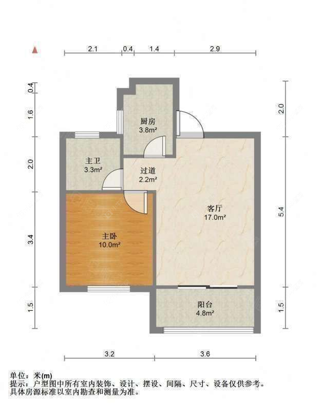 上海玉盘佳苑在租房源户型图_小牛看房