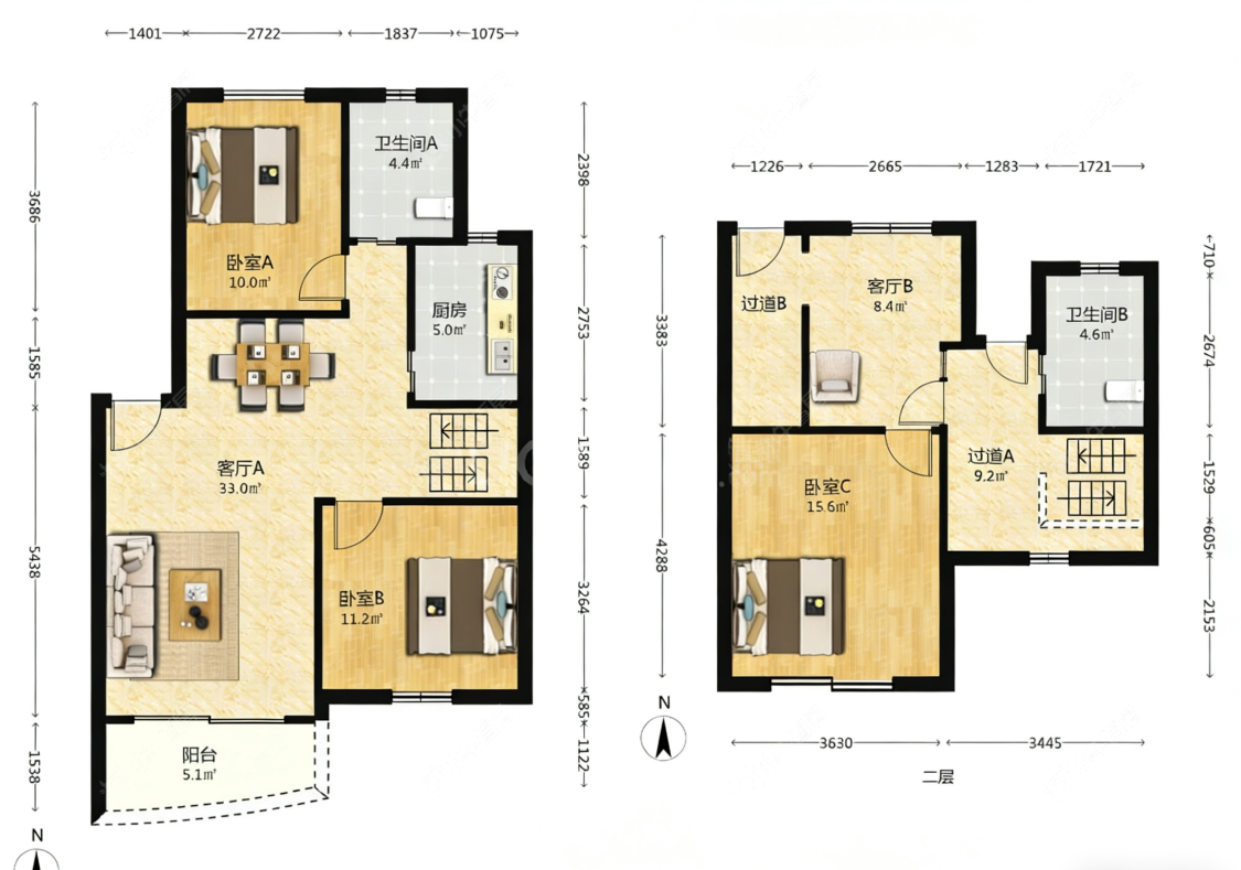 上海康泰新城在售二手房源户型图_小牛看房