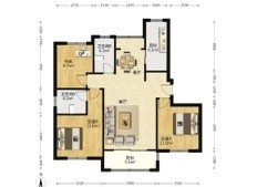 上海大华锦绣华城四街区3室2厅2卫出租房源图片