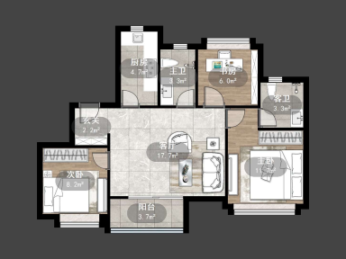 上海中建阅澜山在售二手房房源图片