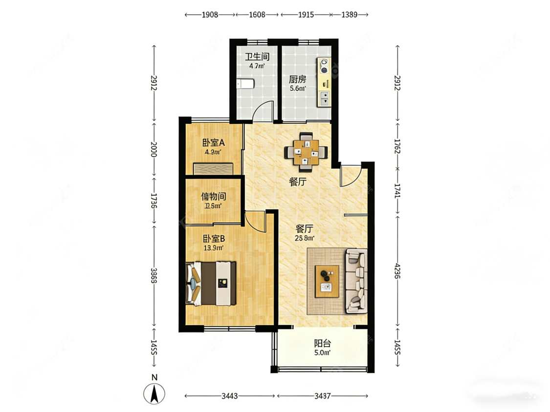 上海佳林路919弄在售二手房源户型图_小牛看房