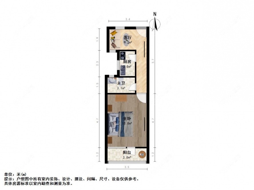 上海浦三小区在租房源户型图_小牛看房