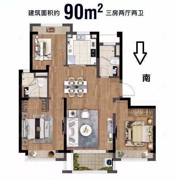 上海云麓之城在售二手房源户型图_小牛看房