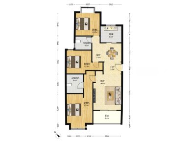 上海新湖青蓝国际3室2厅2卫在售二手房房源图片