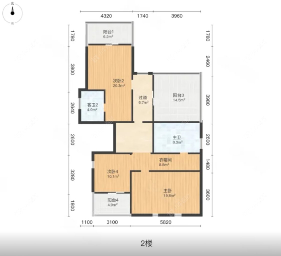 上海绿洲千岛花园在售二手房源户型图_小牛看房
