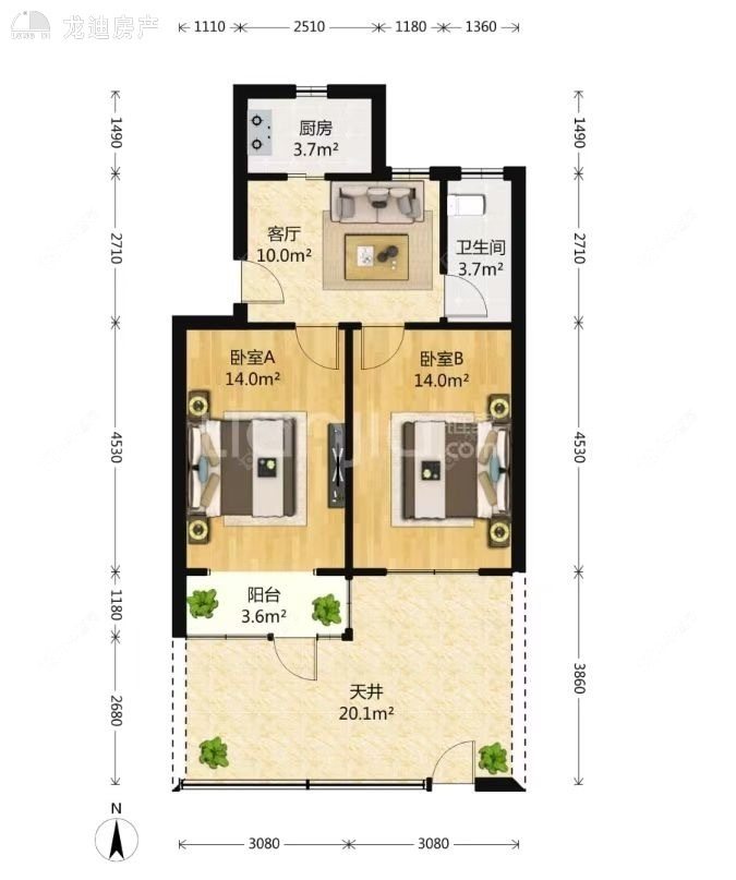 上海桃园新村(川沙)在售二手房源户型图_小牛看房