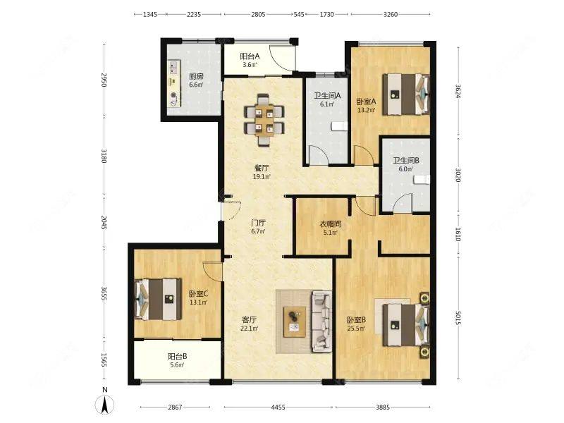 上海九龙仓玺园在售二手房源户型图_小牛看房
