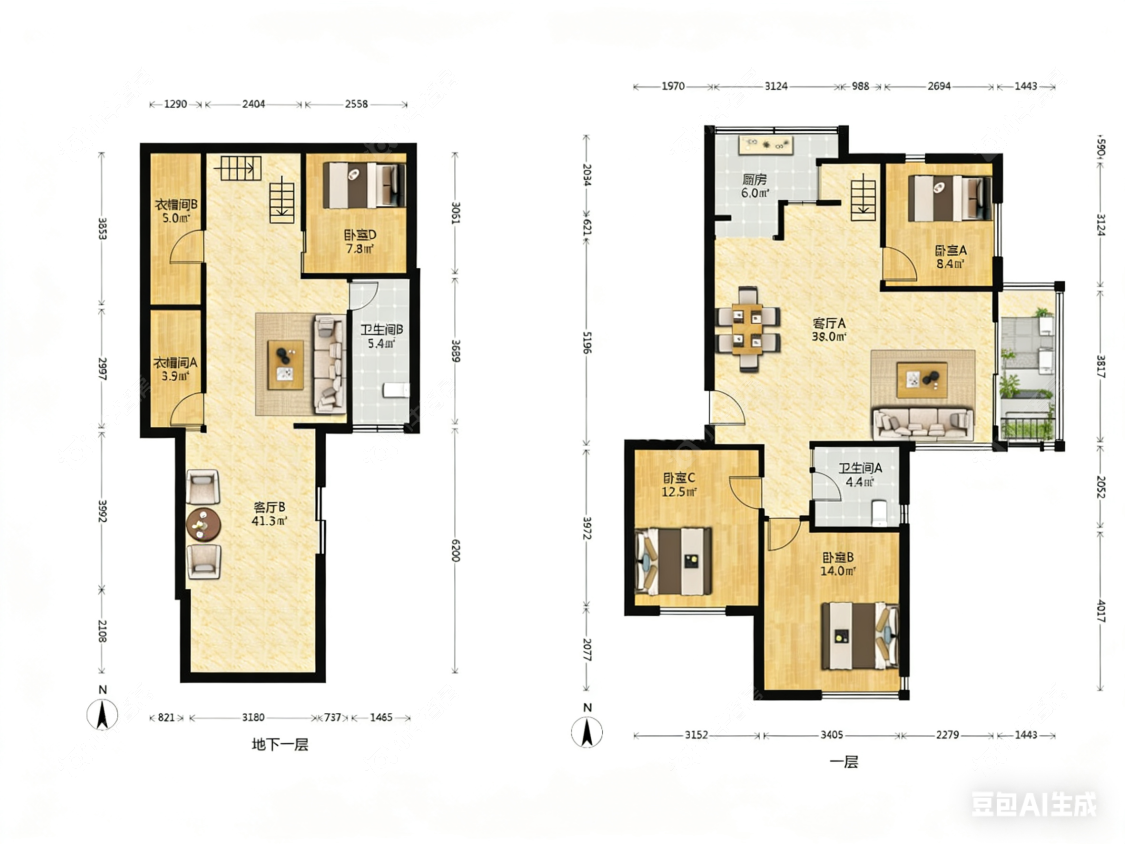上海铂金华府在售二手房源户型图_小牛看房