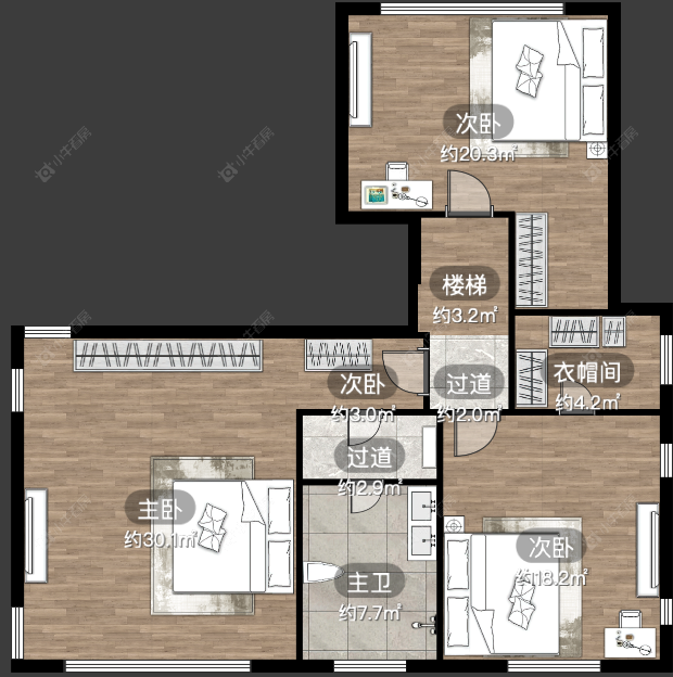 上海绿洲千岛花园在售二手房源户型图_小牛看房