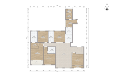 上海华润外滩九里3室2厅2卫在售二手房房源图片