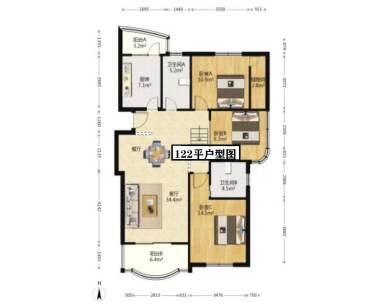 上海地铁明珠苑3室2厅2卫在售二手房房源图片