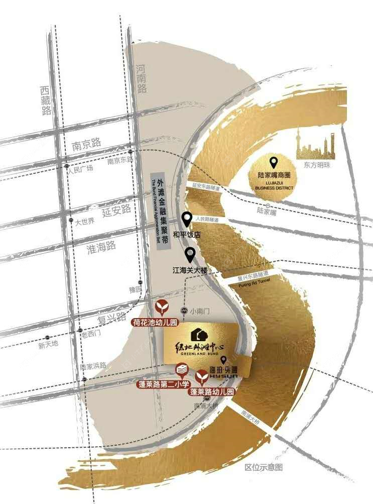 上海绿地海珀外滩一期在售二手房源摆位图_小牛看房