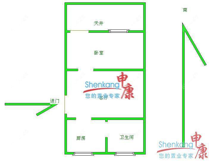 上海培花久远公寓在售二手房源户型图_小牛看房