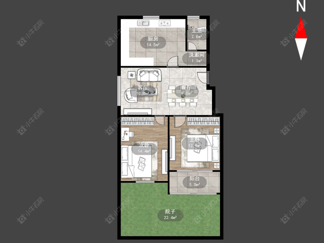 上海三林路711弄在售二手房源户型图_小牛看房