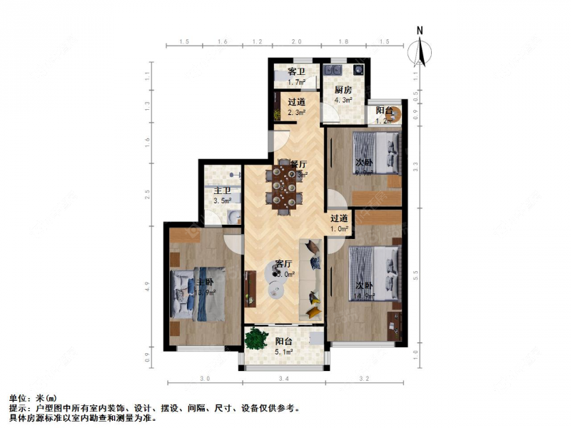 上海上师大科技园在售二手房源户型图_小牛看房