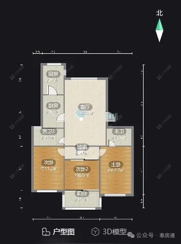 上海奉苑新村在售二手房源户型图_小牛看房