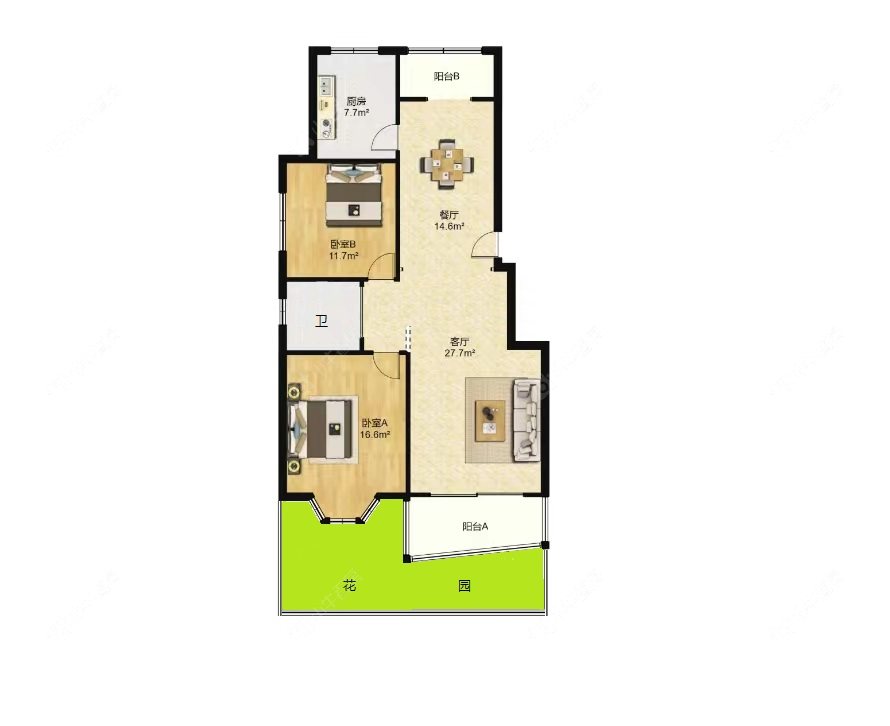 上海住友昌盛新苑在售二手房源户型图_小牛看房