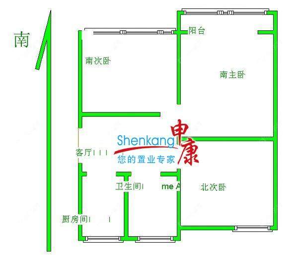 上海金顺小区在售二手房源户型图_小牛看房