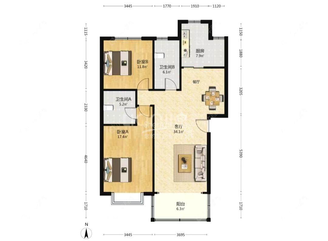 上海紫竹轩在售二手房源户型图_小牛看房