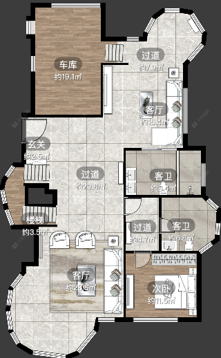 上海绿洲千岛花园在售二手房源户型图_小牛看房