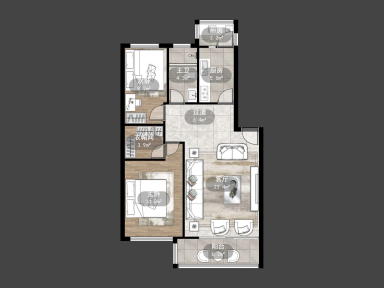 上海南洋苑2室2厅2卫在售二手房房源图片