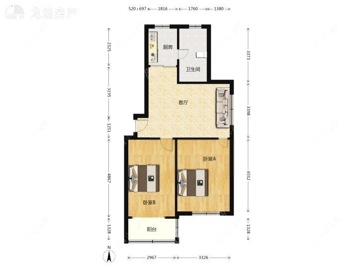 上海妙境公寓在售二手房源户型图_小牛看房