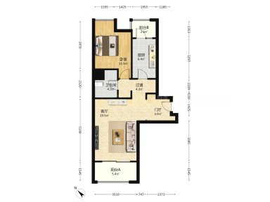 上海绿洲雅宾利花园二期2室1厅1卫在售二手房房源图片