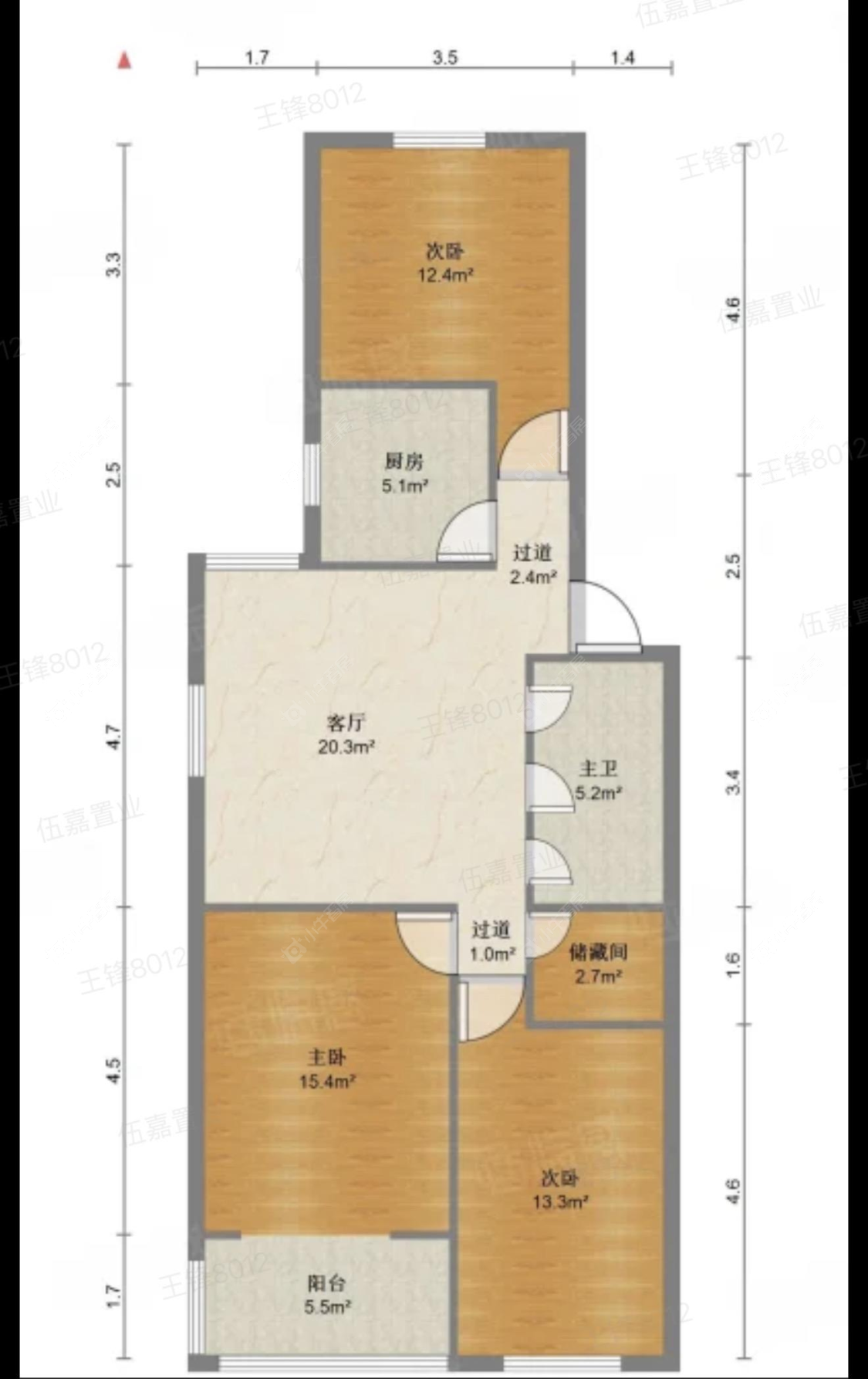 上海民星苑在售二手房源户型图_小牛看房