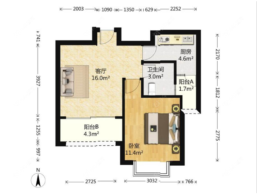 上海幸福小镇明丰绿都在售二手房源户型图_小牛看房