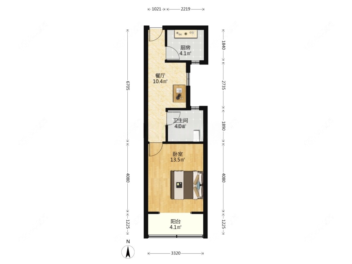 上海昌四小区在租房源户型图_小牛看房