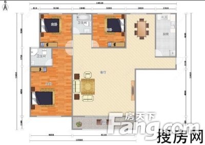 上海万科四季花城111弄在售二手房源户型图_小牛看房